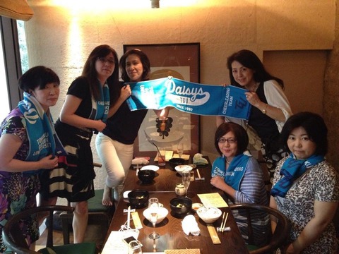 東北学院大学チアリーディングチーム様 フラット織マフラータオル